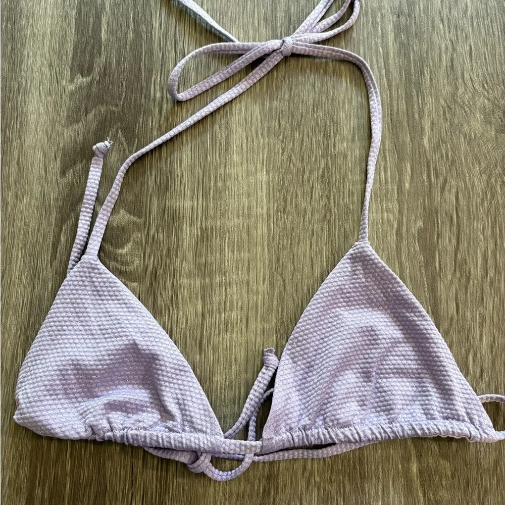 NEW Frankie’s Bikinis Topanga triangle bikini top